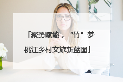 聚势赋能，“竹”梦桃江乡村文旅新蓝图