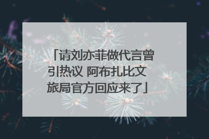请刘亦菲做代言曾引热议 阿布扎比文旅局官方回应来了