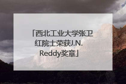 西北工业大学张卫红院士荣获J.N.Reddy奖章