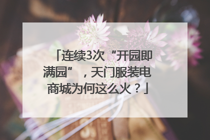 连续3次“开园即满园”，天门服装电商城为何这么火？