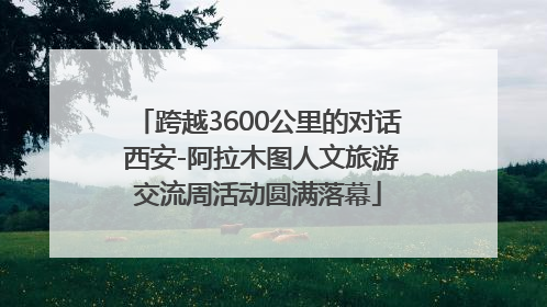 跨越3600公里的对话 西安-阿拉木图人文旅游交流周活动圆满落幕