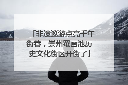 非遗巡游点亮千年街巷，崇州罨画池历史文化街区开街了