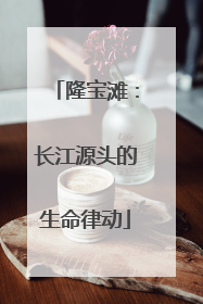隆宝滩：长江源头的生命律动