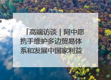 高端访谈｜阿中愿携手维护多边贸易体系和发展中国家利益——访阿拉伯议会议长亚马希