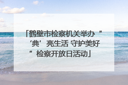 鹤壁市检察机关举办“‘典’亮生活 守护美好”检察开放日活动